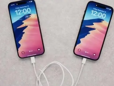 大通苹果15维修店分享iPhone15可以给安卓充电吗 